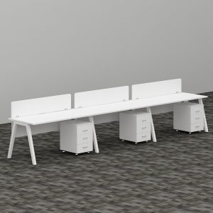 EVA Series 3-Person Workstation