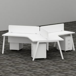 EVA Series Cluster of 3-Person Workstation