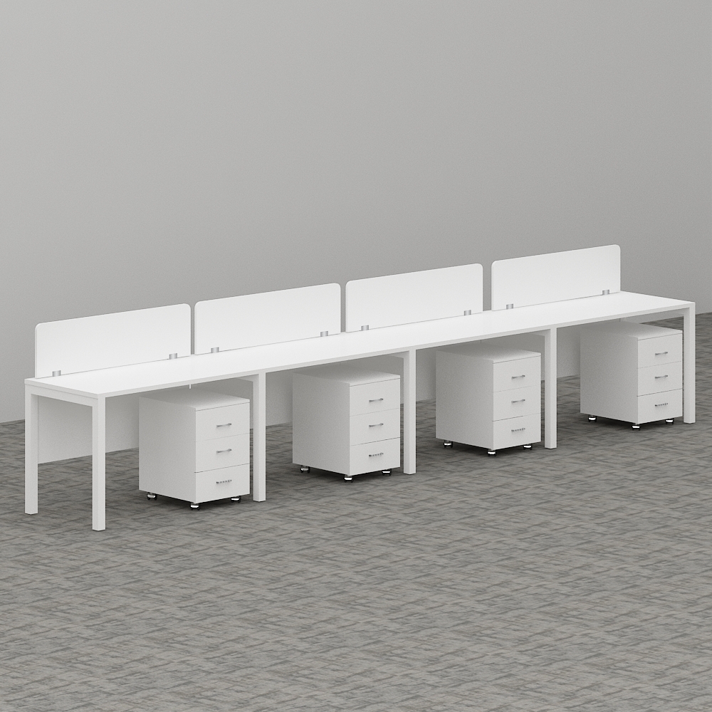 Galaxy Series 4-Person Workstation