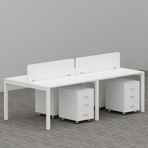 Galaxy Series Cluster of 4x Face to Face Workstation