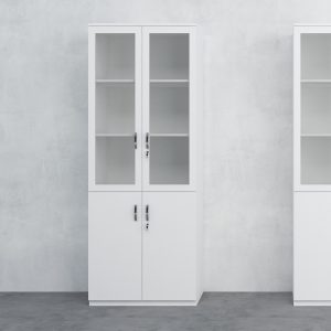 Novo Series Full Height Cabinet With Glass Door
