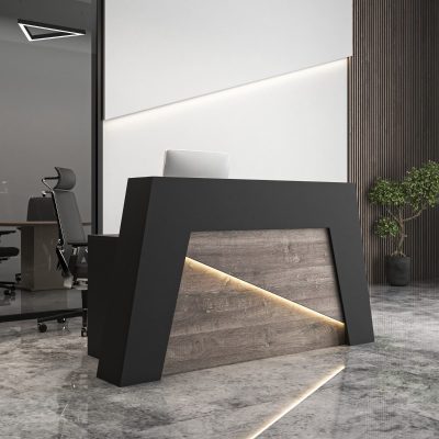 Elegant Reception Desk Designs for UAE Finance Firms