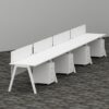 EVA Series 4 Person Workstation Office Concept Furniture - Office Furniture Manufacturer & Supplier in Dubai EVA Series 4 Person Workstation Office Concept Furniture - Office Furniture Manufacturer & Supplier in Dubai