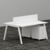EVA Series Cluster of 2x Face to Face Workstation Office Concept Furniture - Office Furniture Manufacturer & Supplier in Dubai