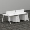 EVA Series Cluster of 4x Face to Face Workstation Office Concept Furniture - Office Furniture Manufacturer & Supplier in Dubai