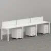 Galaxy Series 3 Person Workstation Office Concept Furniture - Office Furniture Manufacturer & Supplier in Dubai