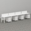 Galaxy Series 4 Person Workstation Office Concept Furniture - Office Furniture Manufacturer & Supplier in Dubai Galaxy Series 4 Person Workstation Office Concept Furniture - Office Furniture Manufacturer & Supplier in Dubai