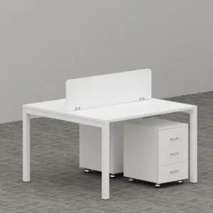 Galaxy Series Cluster of 2x Face to Face Workstation