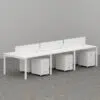 Galaxy Series Cluster of 6x Face to Face Workstation Office Concept Furniture - Office Furniture Manufacturer & Supplier in Dubai Galaxy Series Cluster of 6x Face to Face Workstation Office Concept Furniture - Office Furniture Manufacturer & Supplier in Dubai