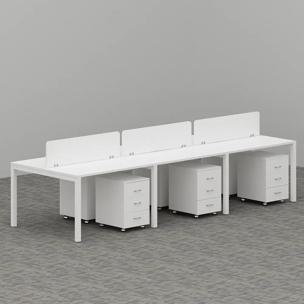 Galaxy Series Cluster of 6x Face to Face Workstation Office Concept Furniture - Office Furniture Manufacturer & Supplier in Dubai Galaxy Series Cluster of 6x Face to Face Workstation