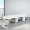 Novo Series Workstation For 6 Person Office Concept Furniture - Office Furniture Manufacturer & Supplier in Dubai Novo Series Workstation For 6 Person Office Concept Furniture - Office Furniture Manufacturer & Supplier in Dubai