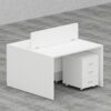 Rayan Series Cluster of 2x Face to Face Workstation Office Concept Furniture - Office Furniture Manufacturer & Supplier in Dubai