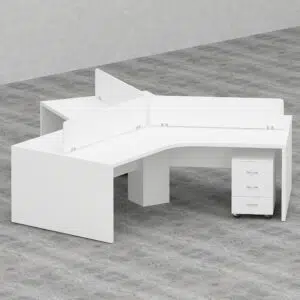Rayan Series Cluster of 3-Person Workstation