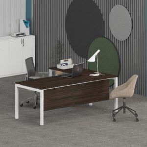 Black Brown Thermo Oak 1 Office Concept Furniture - Office Furniture Manufacturer & Supplier in Dubai