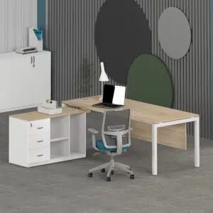 Matrix Office Executive Desk (with Side Cabinet)