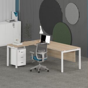 Grey Bardolino Oak Office Concept Furniture - Office Furniture Manufacturer & Supplier in Dubai