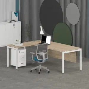 Grey Bardolino Oak Office Concept Furniture - Office Furniture Manufacturer & Supplier in Dubai