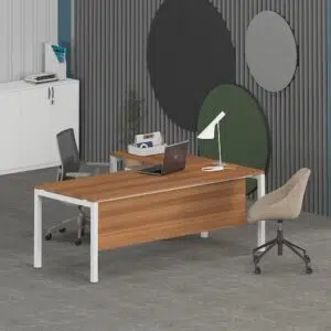 Natural Dijon Walnut 1 Office Concept Furniture - Office Furniture Manufacturer & Supplier in Dubai