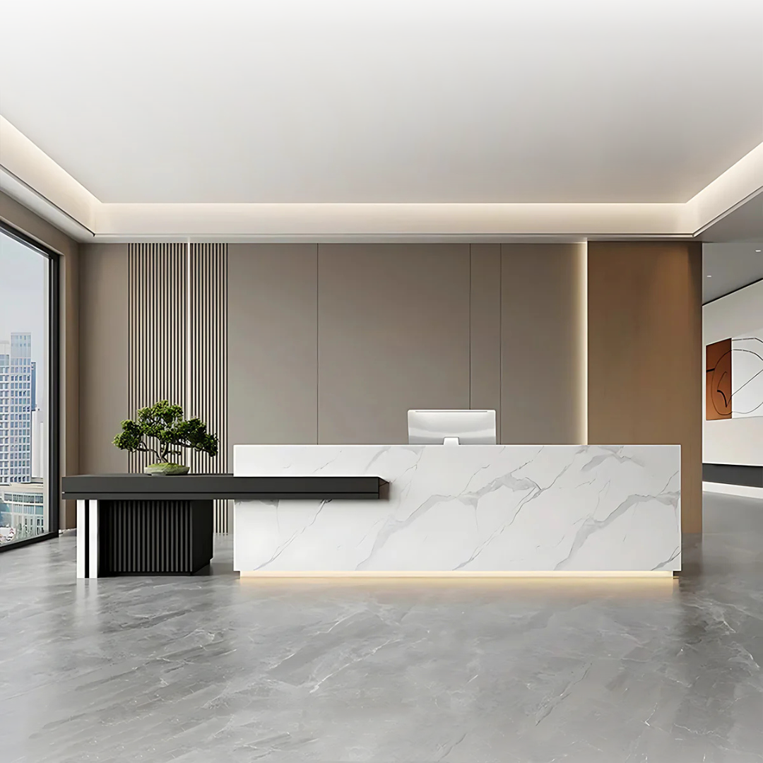 Modern Office Reception Desk Designs - Office Concept Furniture