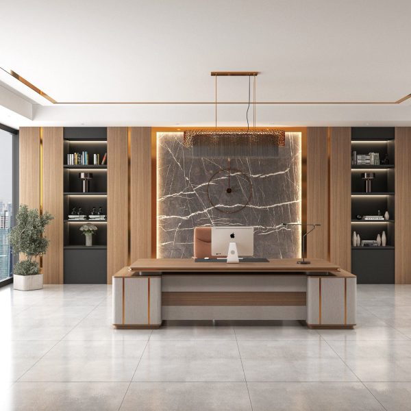 Luca Executive Table: Modern Office Furniture Dubai | OfficeConcept.ae